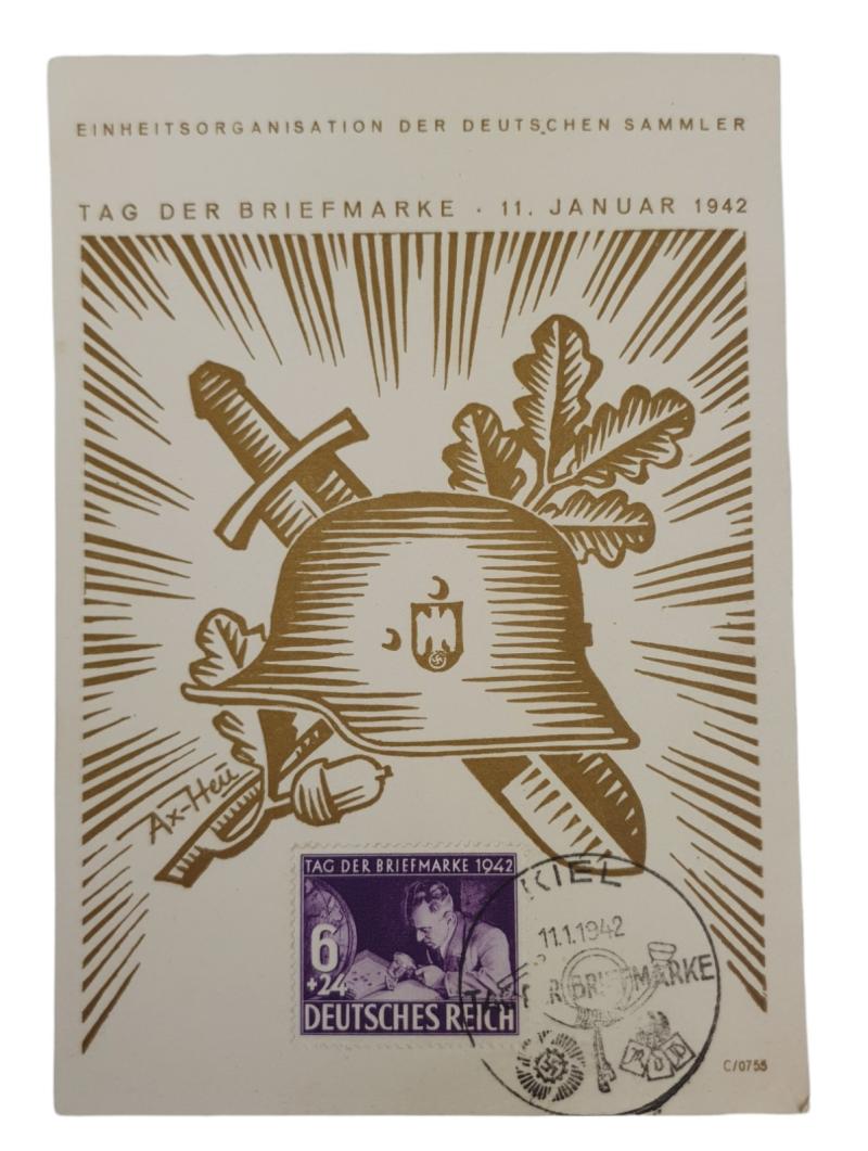 a german ww2 pre-war drawn post card