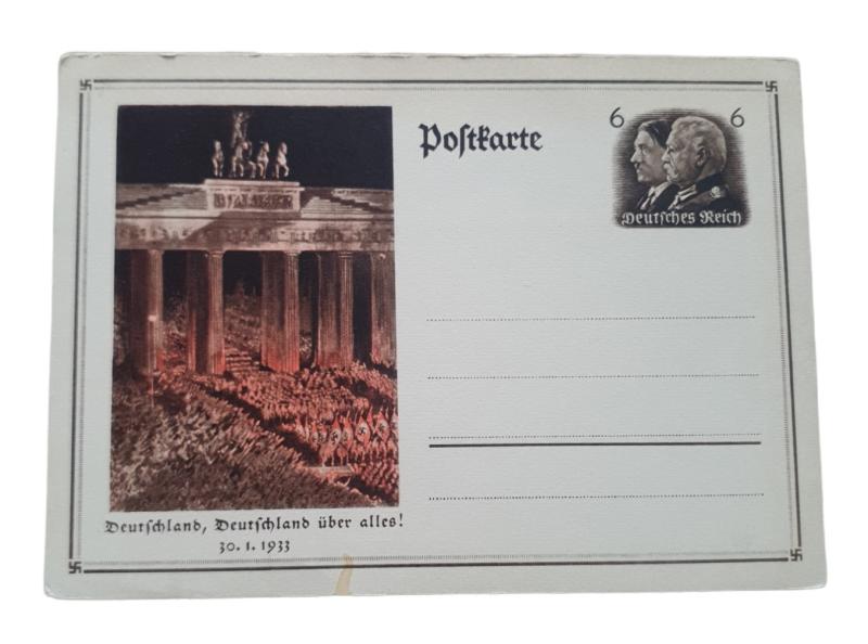 a german ww2 pre-war drawn post card
