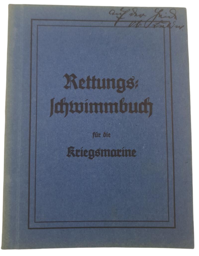 a german ww2 kriegsmarine rettungsschwimm  book