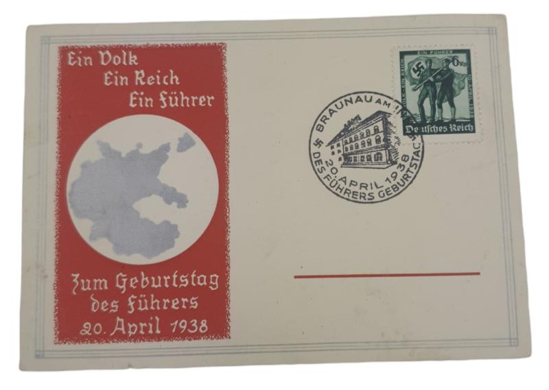 a german ww2 pre-war drawn post card