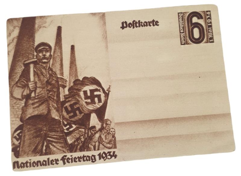 a german ww2 pre-war drawn post card