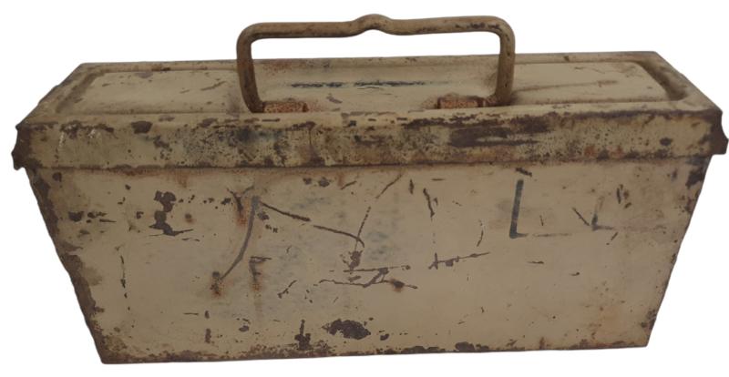 a wehrmacht tan color mg34/42 ammunition box