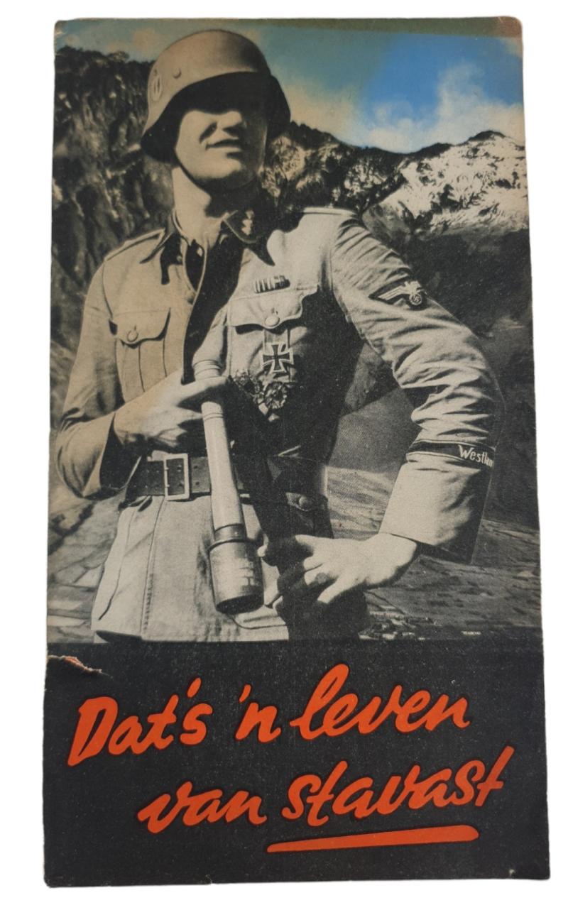 original waffen ss dutch recruitment flyer