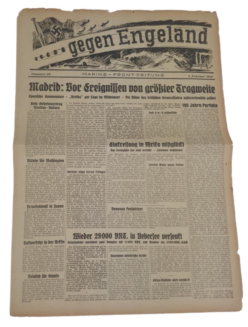 A german ww2 newspaper 