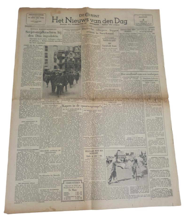 a Dutch ww2 newspaper  the 