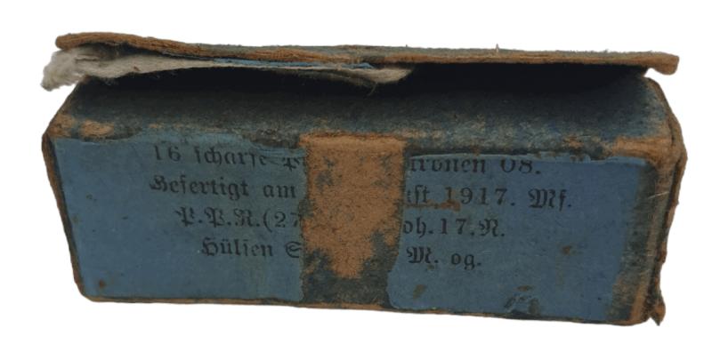 a LUGER PISTOL 9MM AMMUNITION BOX