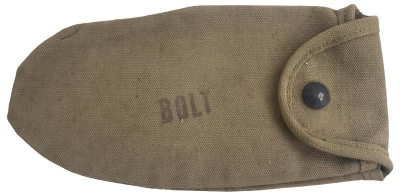 a  ww2 us m1919 browning   machine gun bolt  spare parts pouch