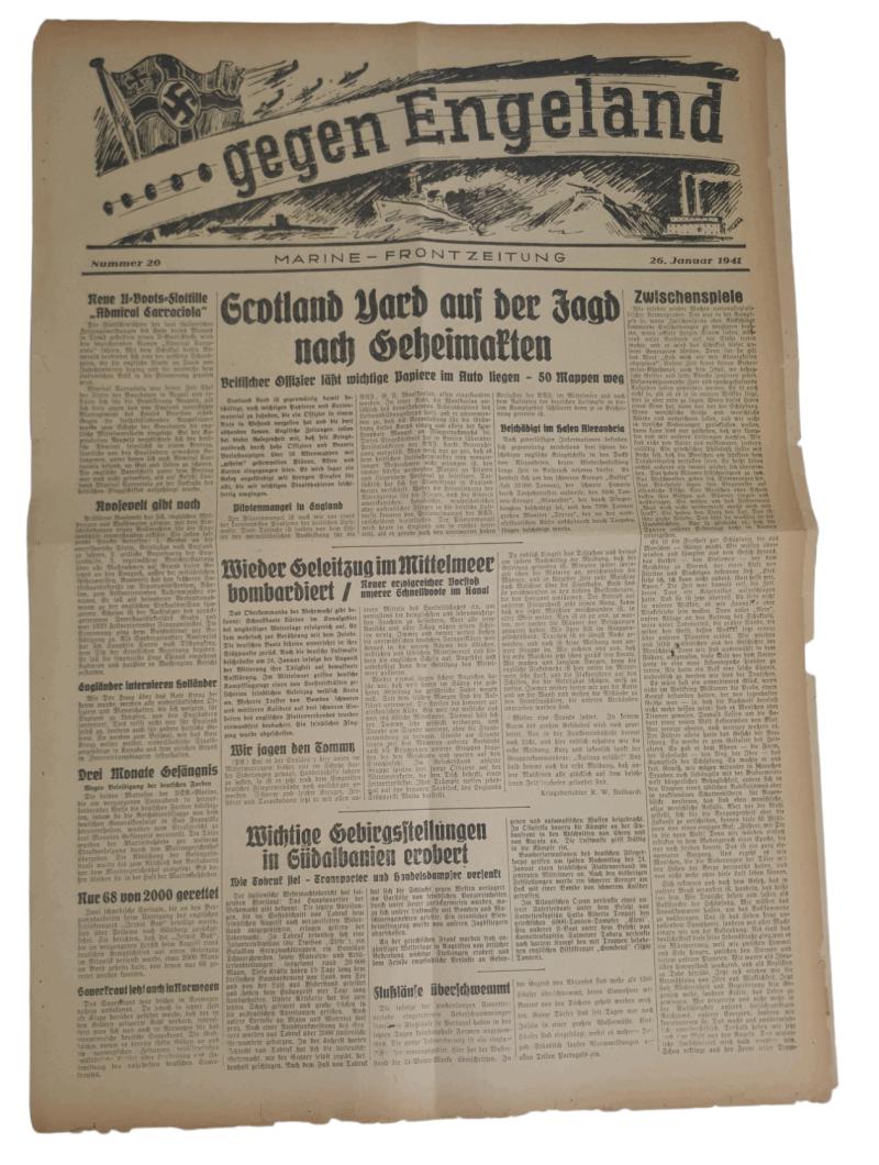A german ww2 newspaper 