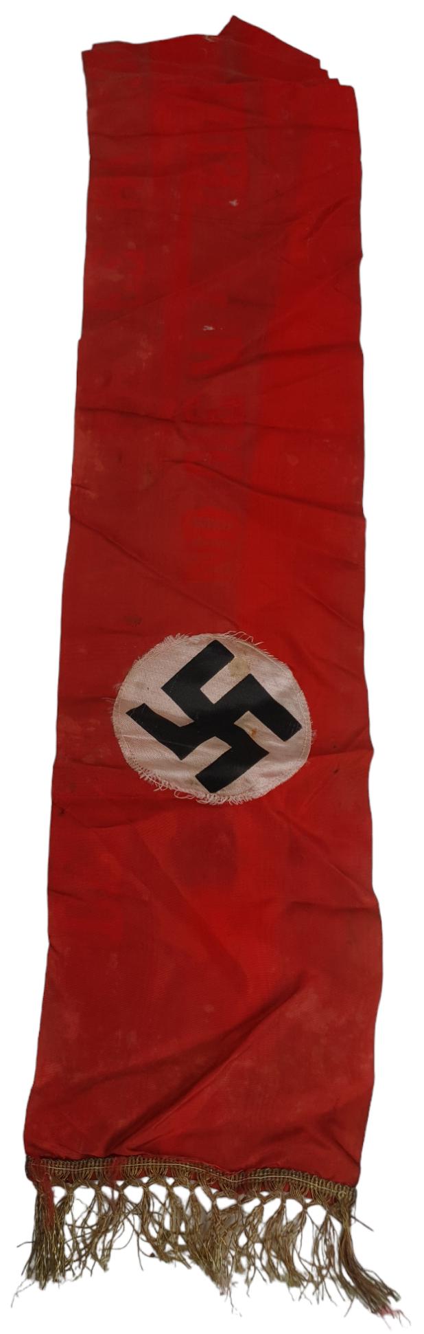 a german ww2 period funeral ribbon
