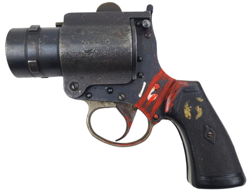 a ww2 british R.A.F  flare gun