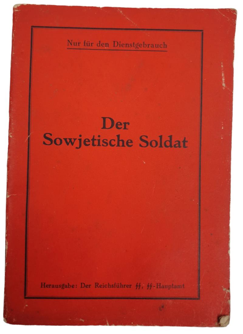 a ww2 german soldier manual about the russian soldier in beautiful used condition