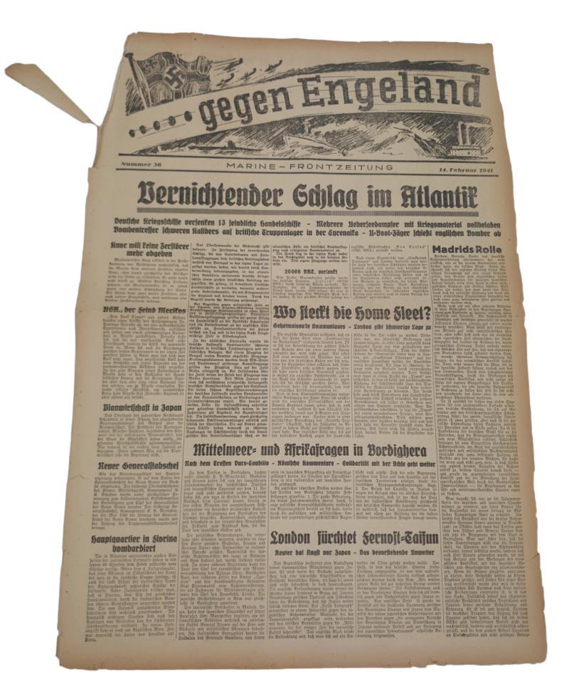 a german ww2 newspaper 