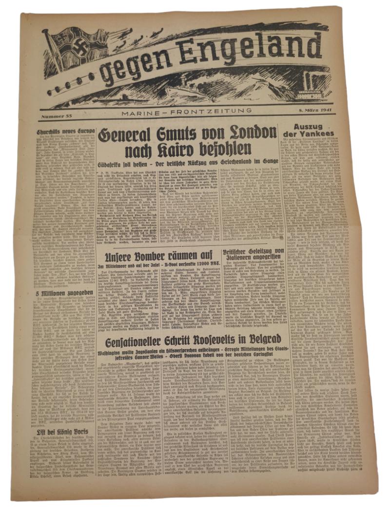 A german ww2 newspaper 