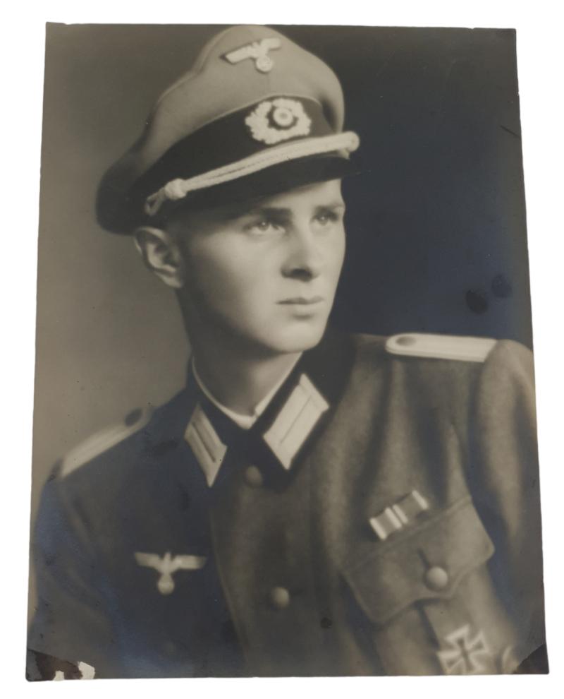 a wehrmacht portrait photo of an officer
