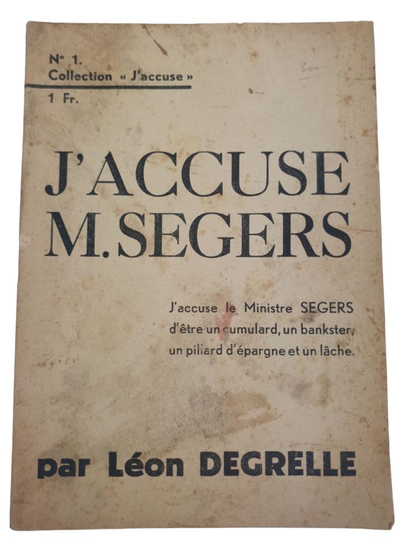 A Belgian ww2 Walloon collaboration REX brochure Leon Degrelle