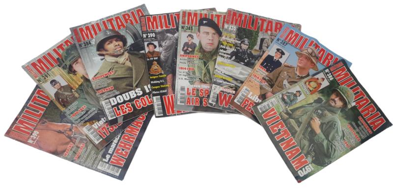A set of 8 france militaria magazines in used condition