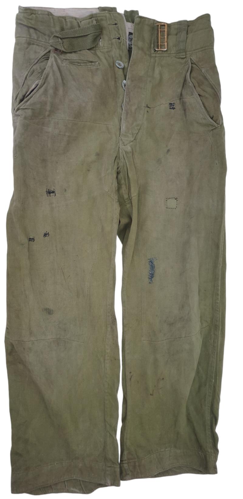 a wehrmacht tropical trousers