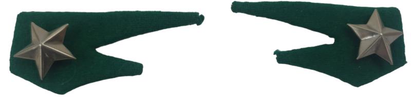 two  ww2  italian cloth insignia alpine