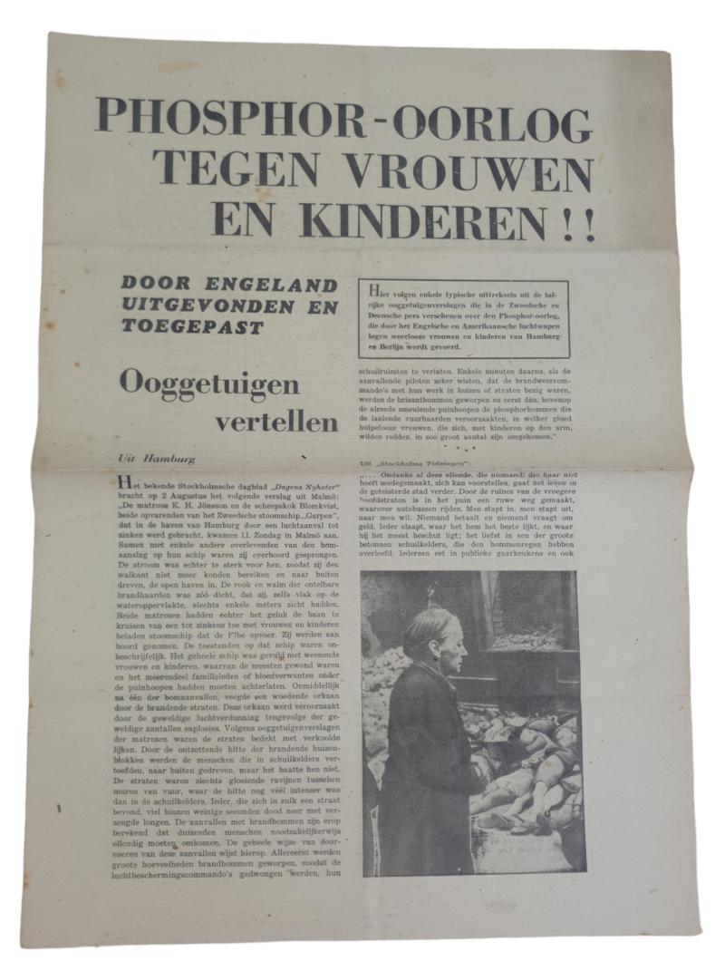 Dutch-language propagandist publication from a national socialist angle.