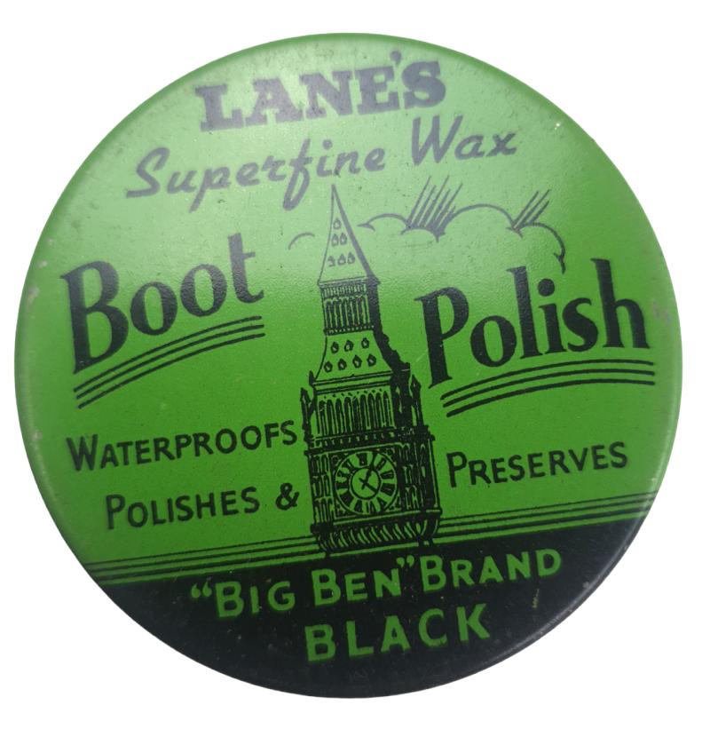 British WW2 Shoe Polish metal can