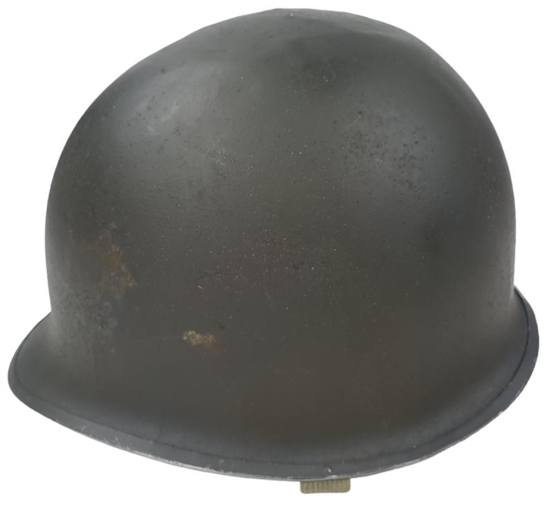 a us ww2 front seam m1 helmet