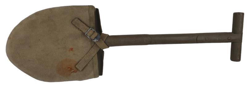a us ww2 t handle shovel with cover