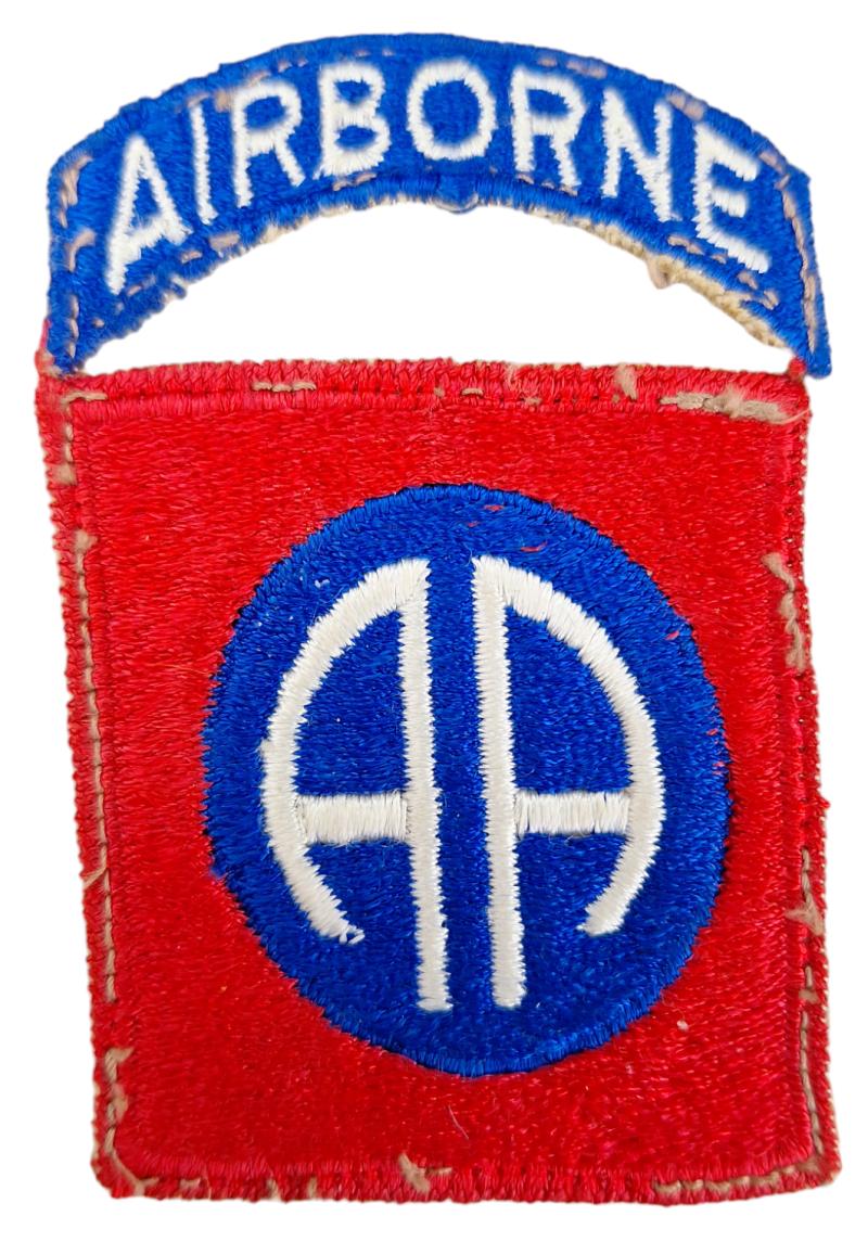 a US WW2 82nd Airborne Division patch.