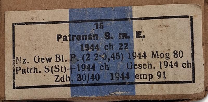 a k98 empty ammo box