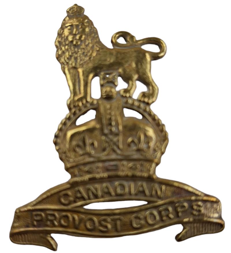 a Canadian provost corps cap badge