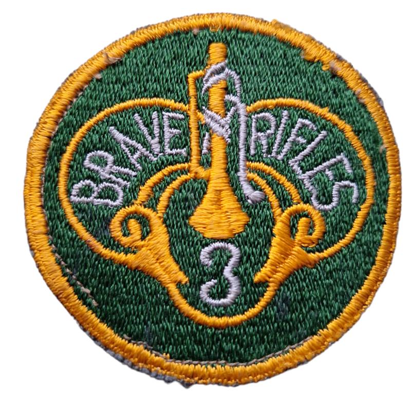 A US Army 3rd Cavalry Brave Rifles Color Patch