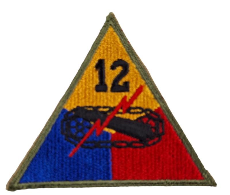 an us 12 th Armored Division patch