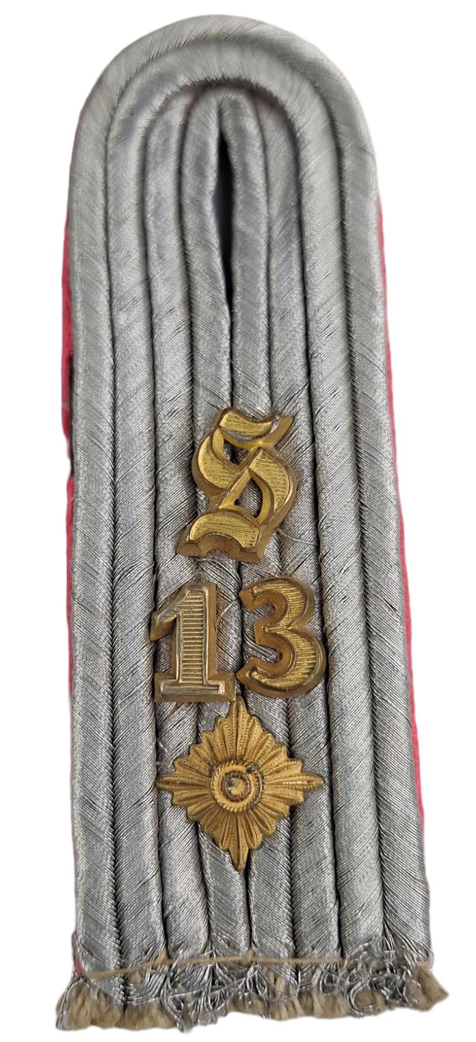 a  wehrmacht  Panzerschule shoulderboard