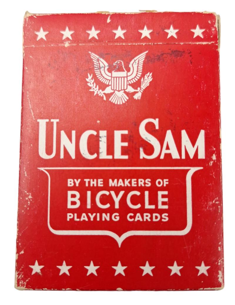 a set of us ww2 playing cards