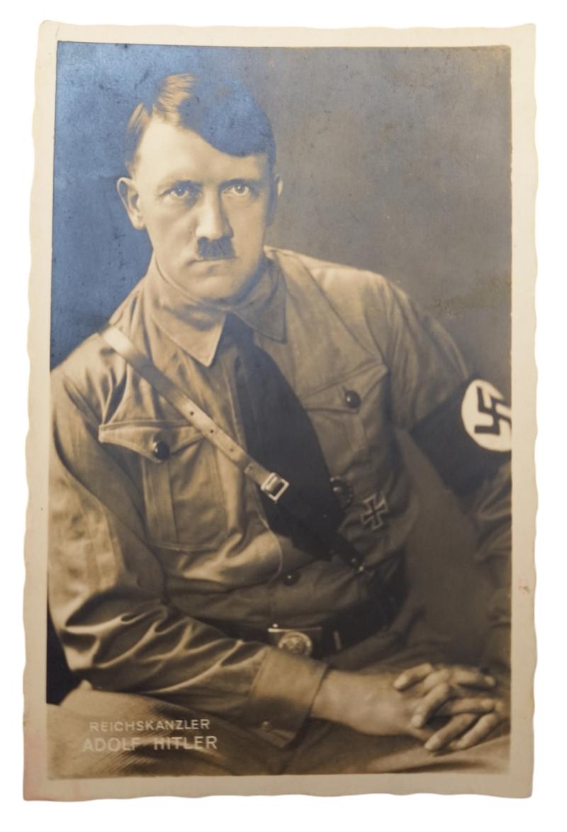 a very rare german ww2 postcard from Adolf hitler