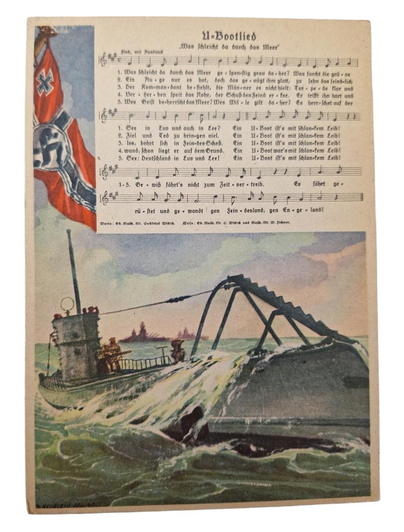 a german ww2 postcard