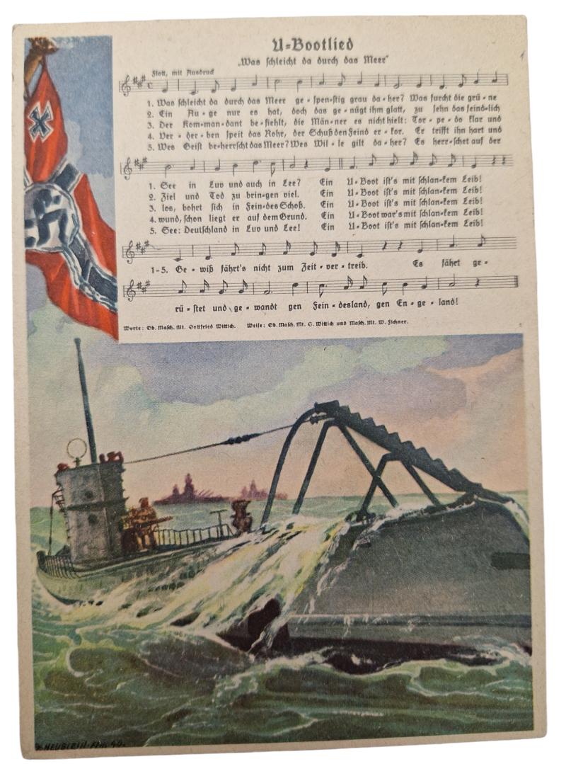 a german ww2 postcard