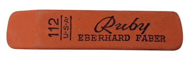 a US WW2 Pencil Eraser marked with Eberhard faber