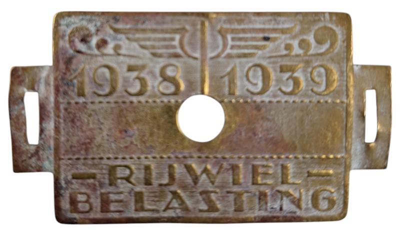 Dutch ww2 period bicycle tax year