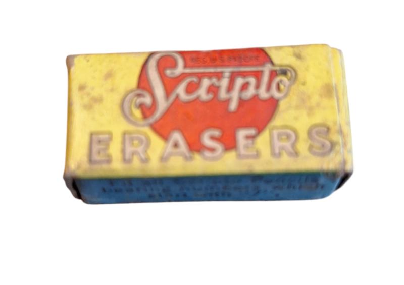 a old small package off  Scripto ERASERS No91