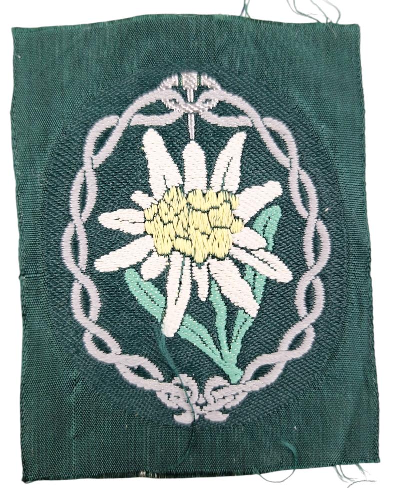 a Wehrmacht Gebirgsjäger Sleeve Edelweiss