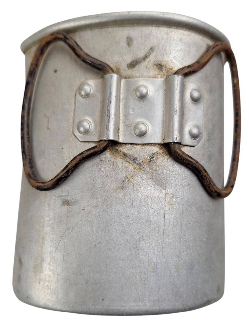 a german ww2 water bottle cup