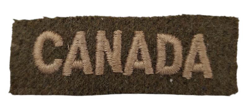 a canada  sleeve insignia