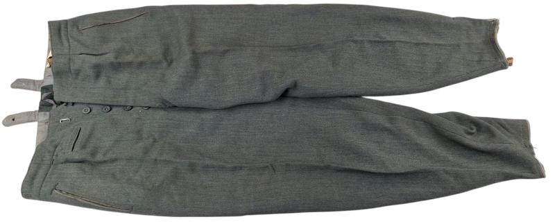a waffen ss officer  field trousers