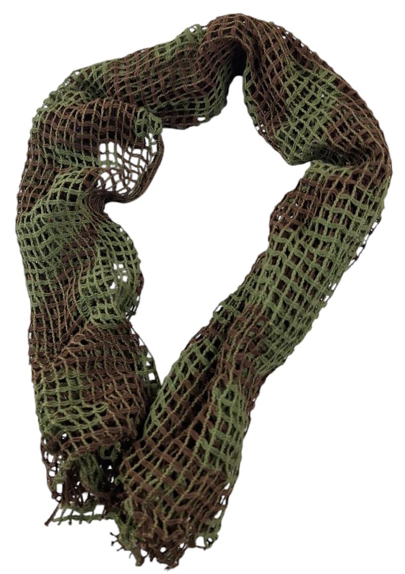a british ww2 camo net scarf