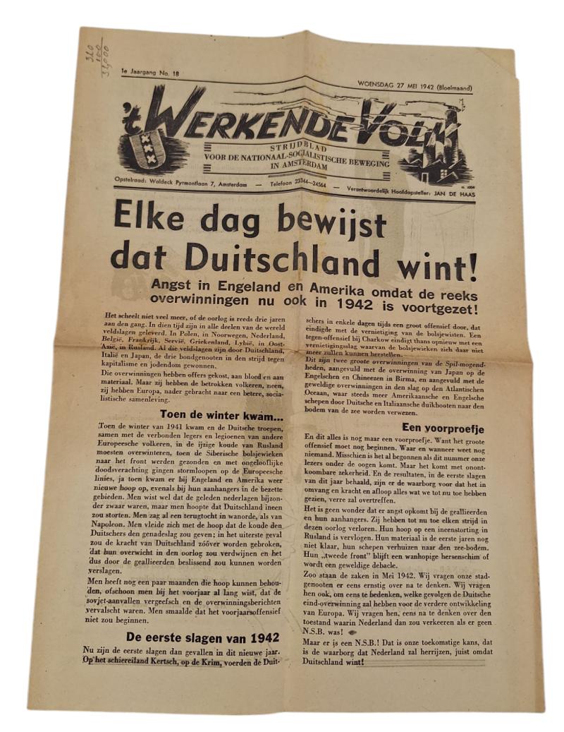 dutch national socialist movement newspaper