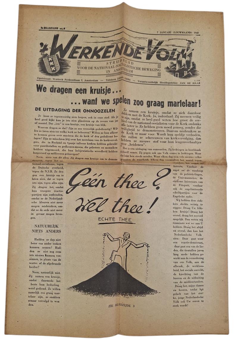 dutch national socialist movement newspaper