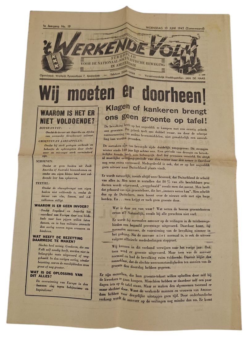 dutch national socialist movement newspaper