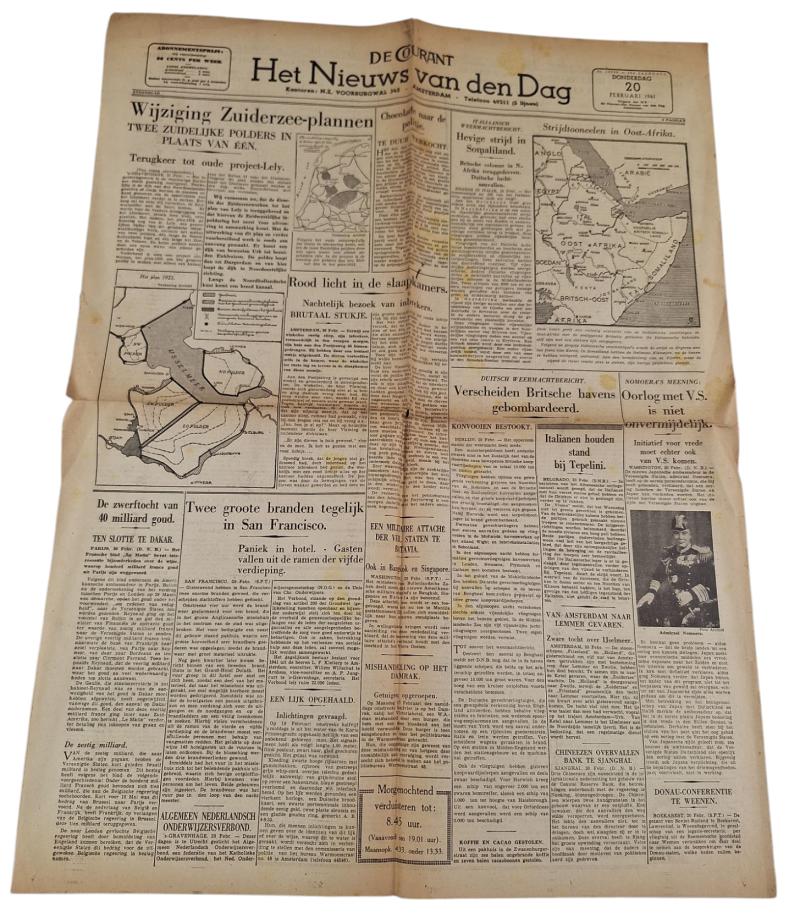 a Dutch ww2 newspaper the 
