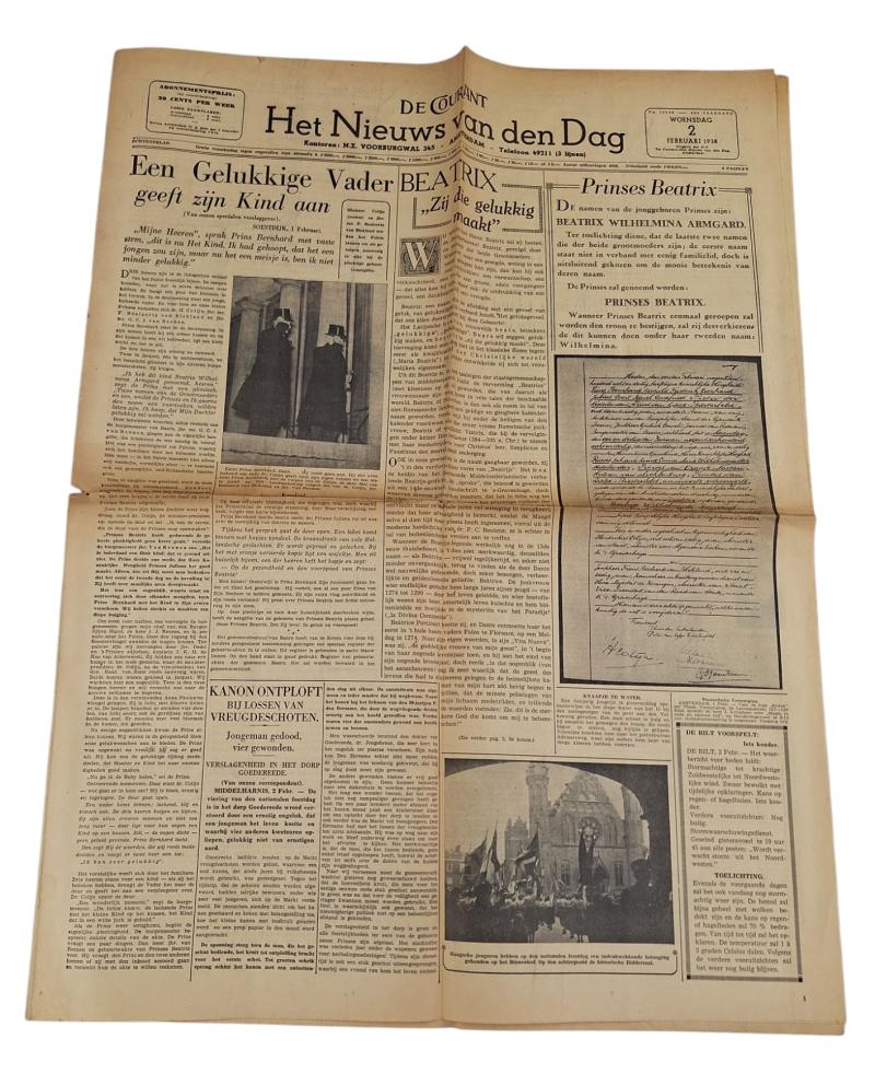 a Dutch ww2 newspaper the 