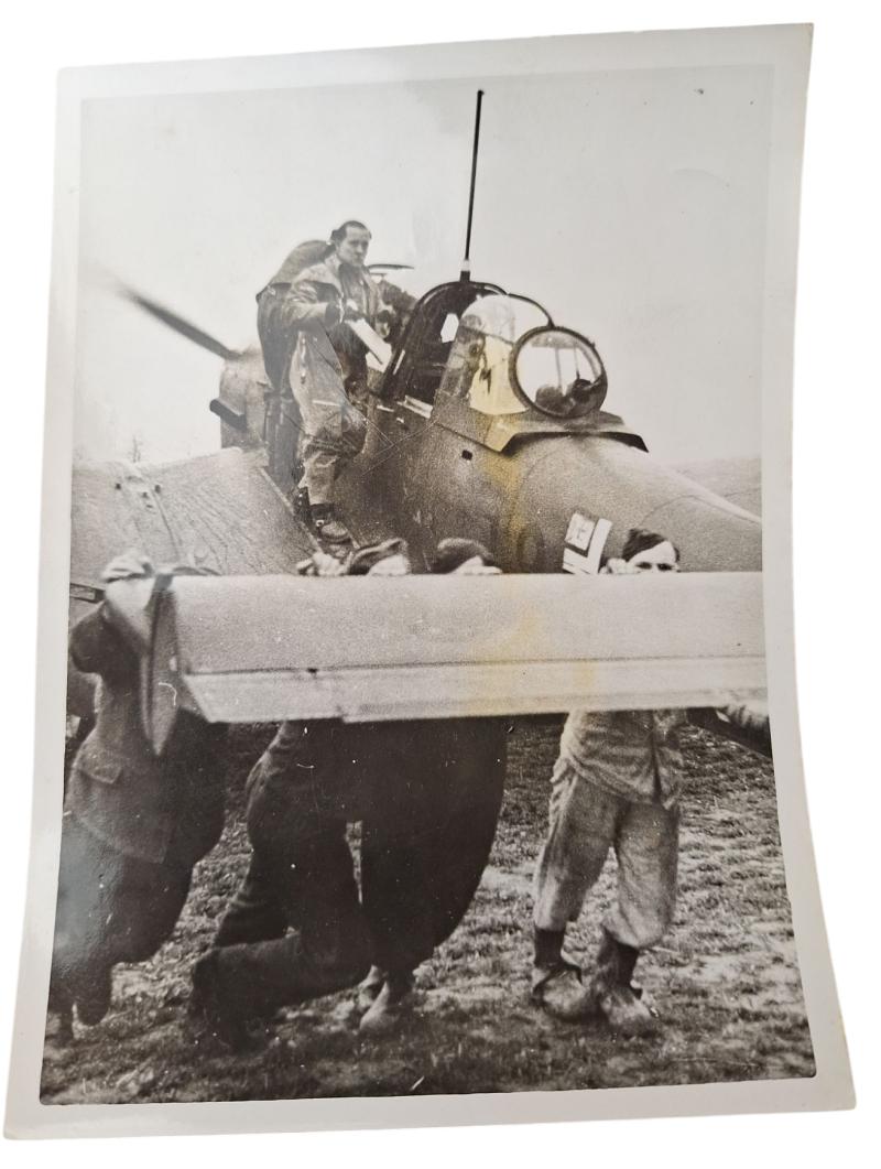 a German WW2 press photo in the size 18x13cm